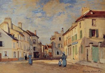 尅勞德 莫奈 The Old Rue de la Chaussee, Argenteuil